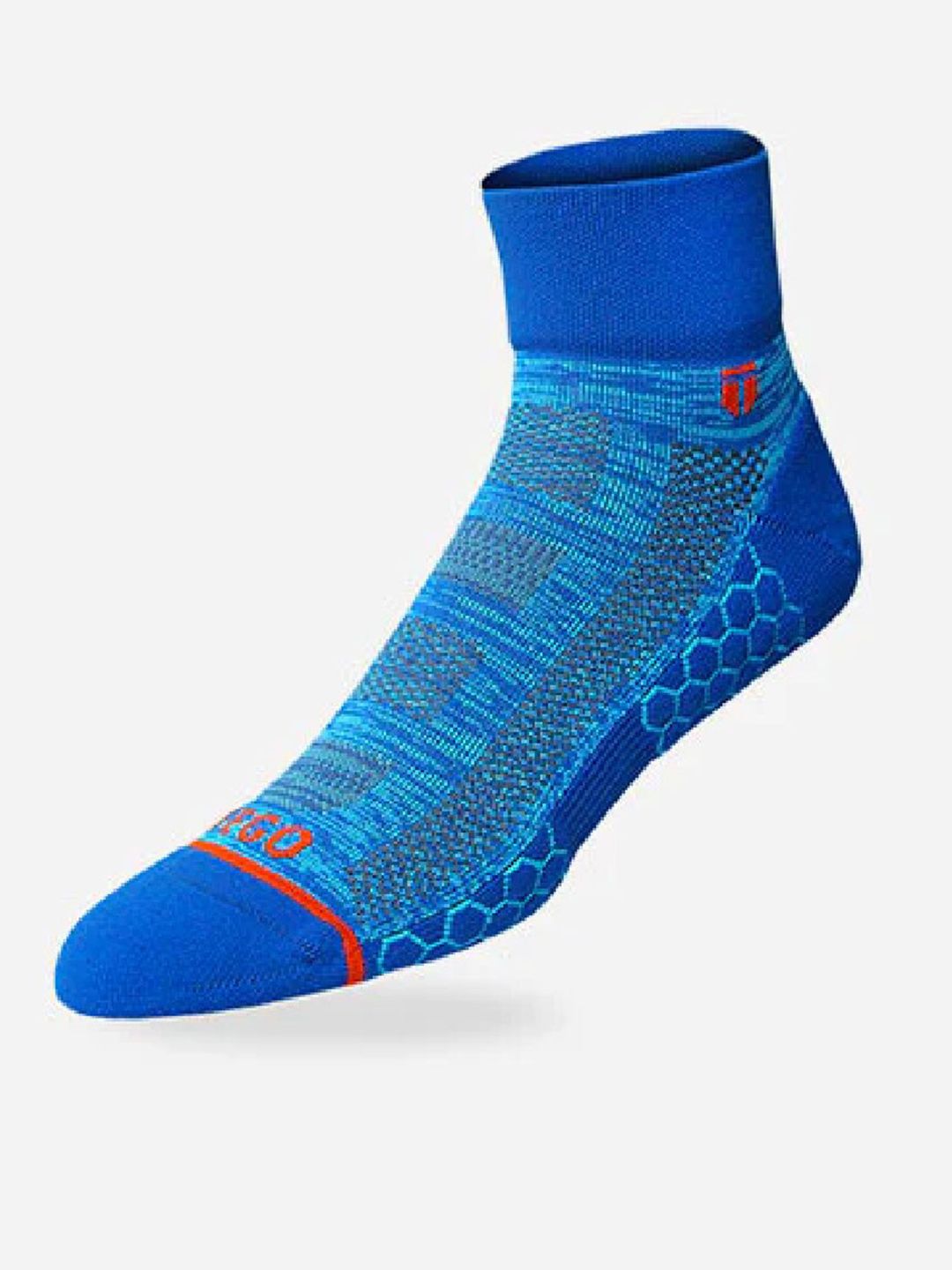 TEGO Unisex Patterned Seamless & Anti Microbial Ankle-Length Socks