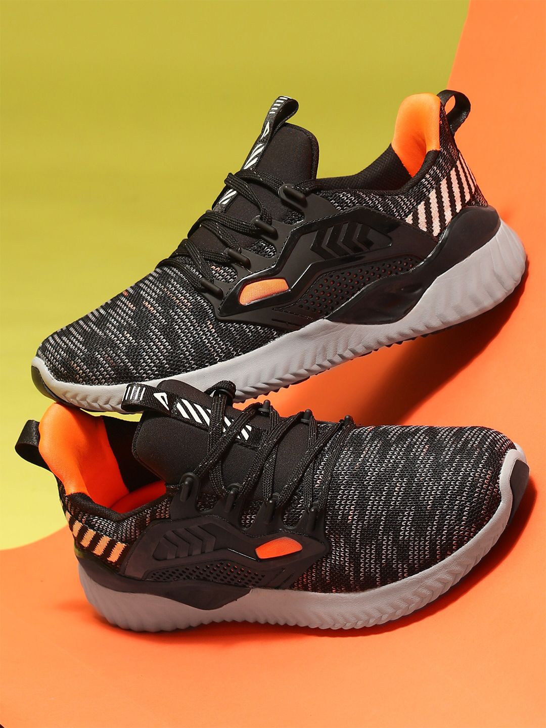 IMPAKTO Radiant Men Lace Up Mesh Running Shoes