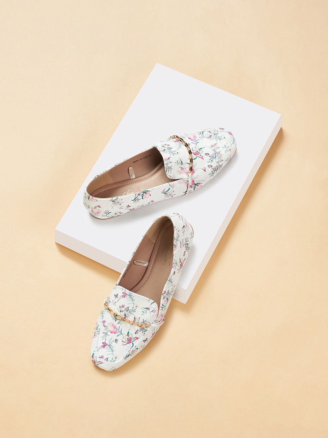 Forever Glam by Pantaloons Printed Round Toe Ballerinas