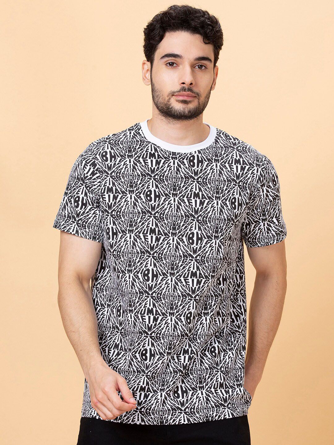 Being Human Typography Printed T-shirt