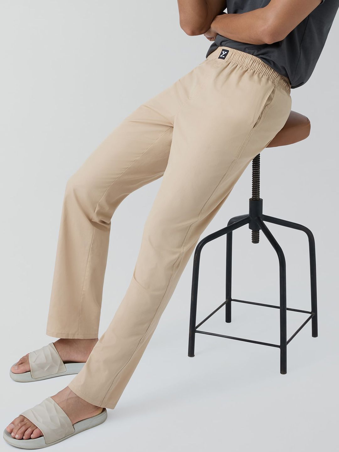 XYXX Men Straight-Leg Cotton Lounge Pants