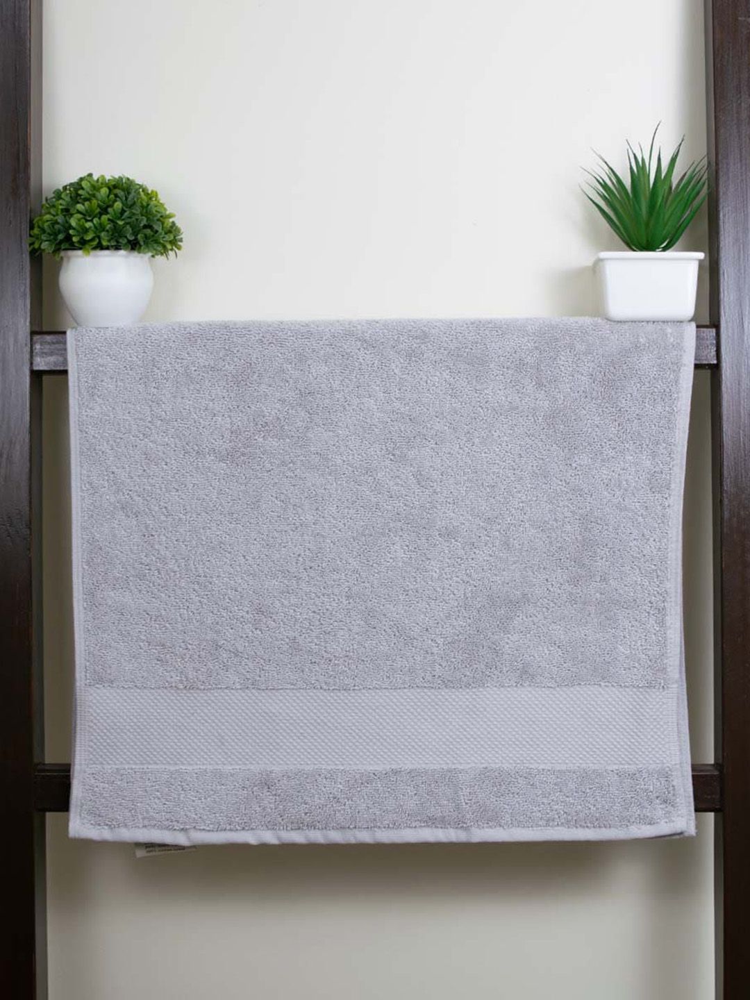 Aura Grey 2 Pieces 610 GSM Cotton Hand Towels