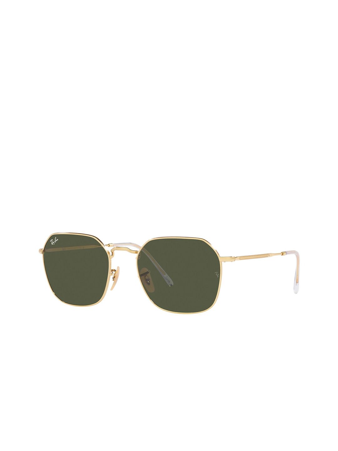 Ray-Ban Unisex UV Protected Green Lens Irregular Sunglasses - 0RB3694001/3155