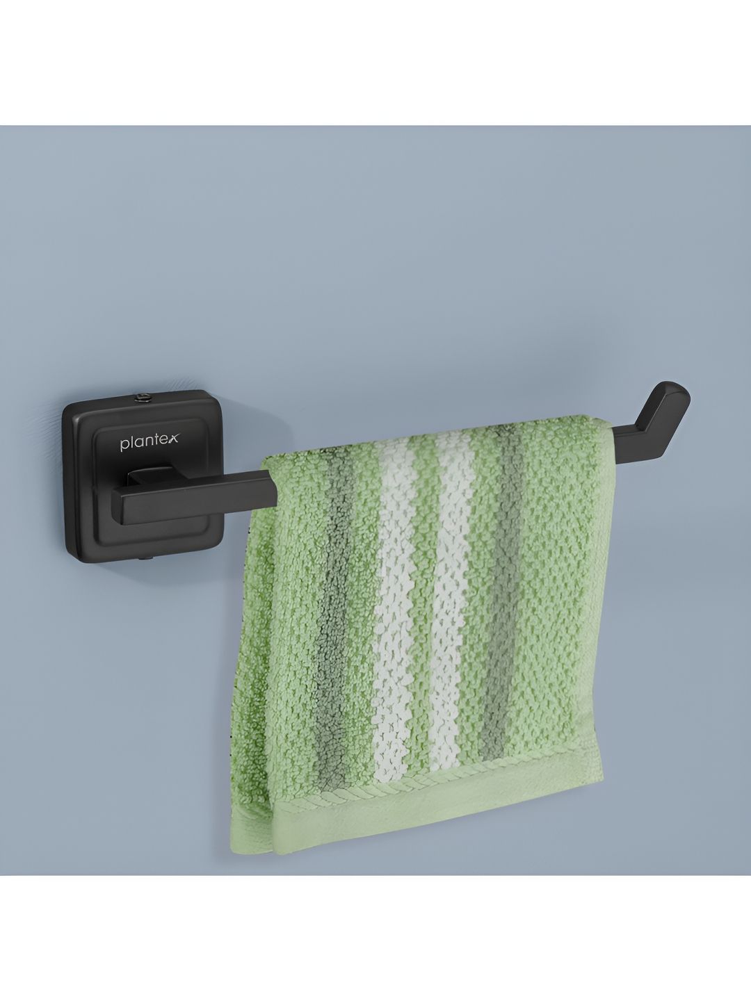 Plantex Black Stainless Steel Towel Holder