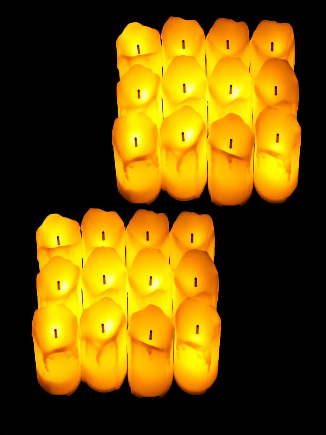 Kuber Industries Warm Yellow Acrylic Cylinder Solid High Quality Electrical Table Lamps