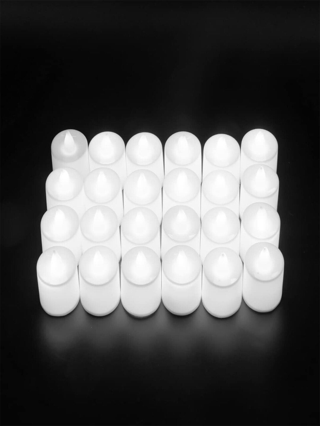 Kuber Industries Warm Yellow Acrylic Cylinder Solid High Quality Electrical Table Lamps