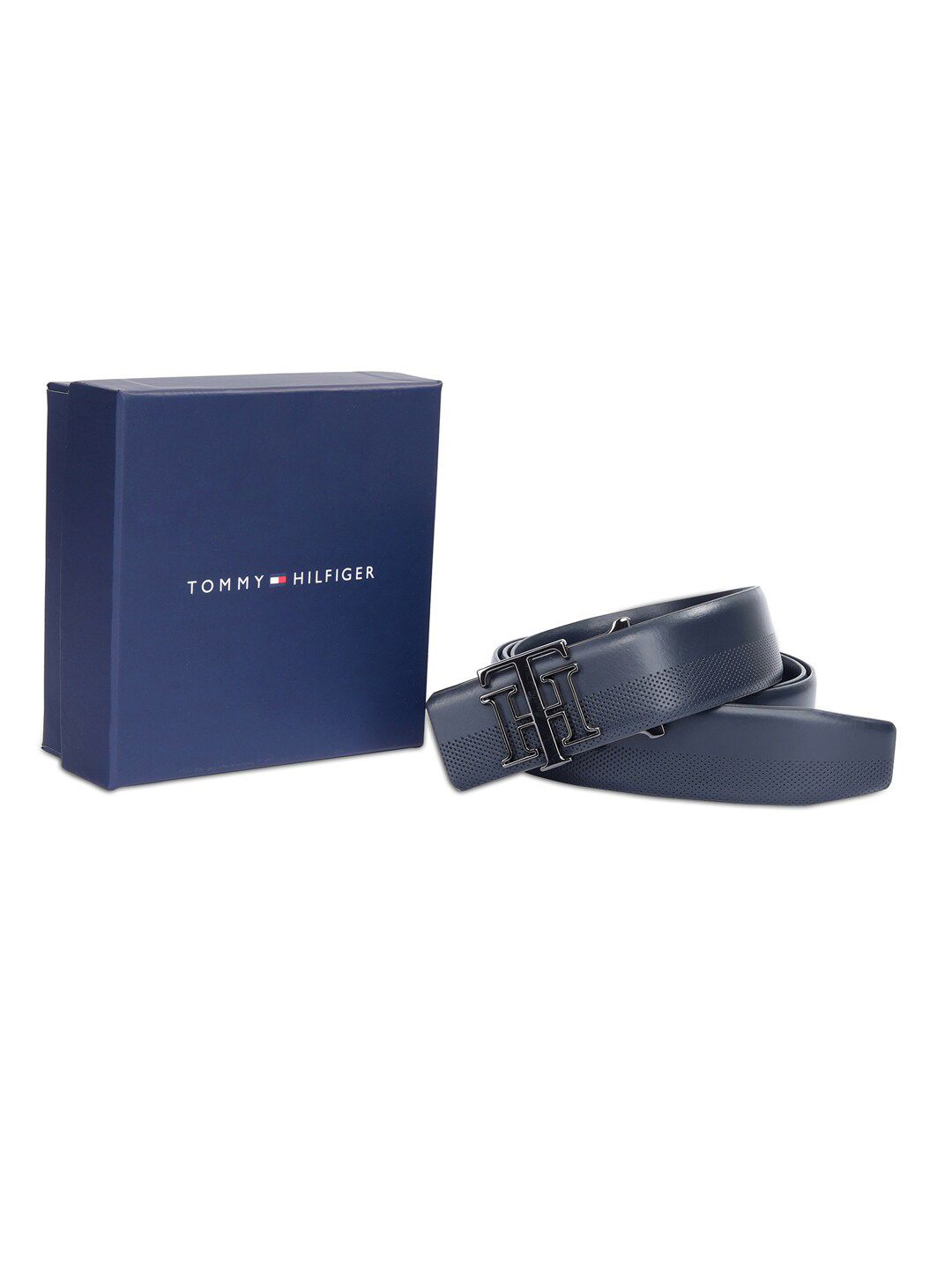 Tommy Hilfiger Men Textured Leather Belt