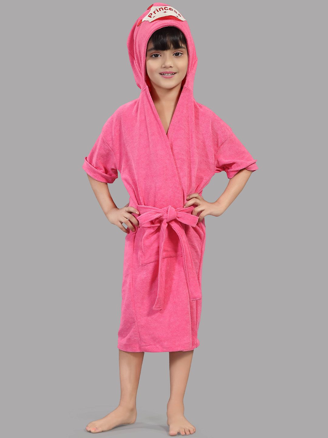LacyLook Girls Princess Hooded Bath Robe