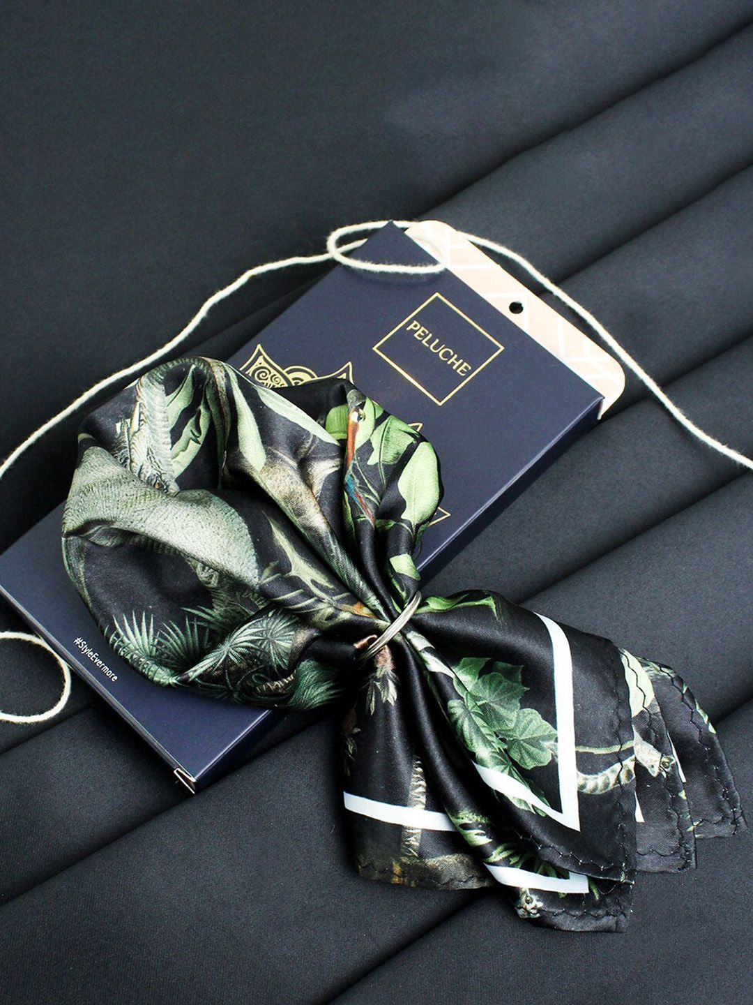 Peluche Men Jungle Allure Pocket Square