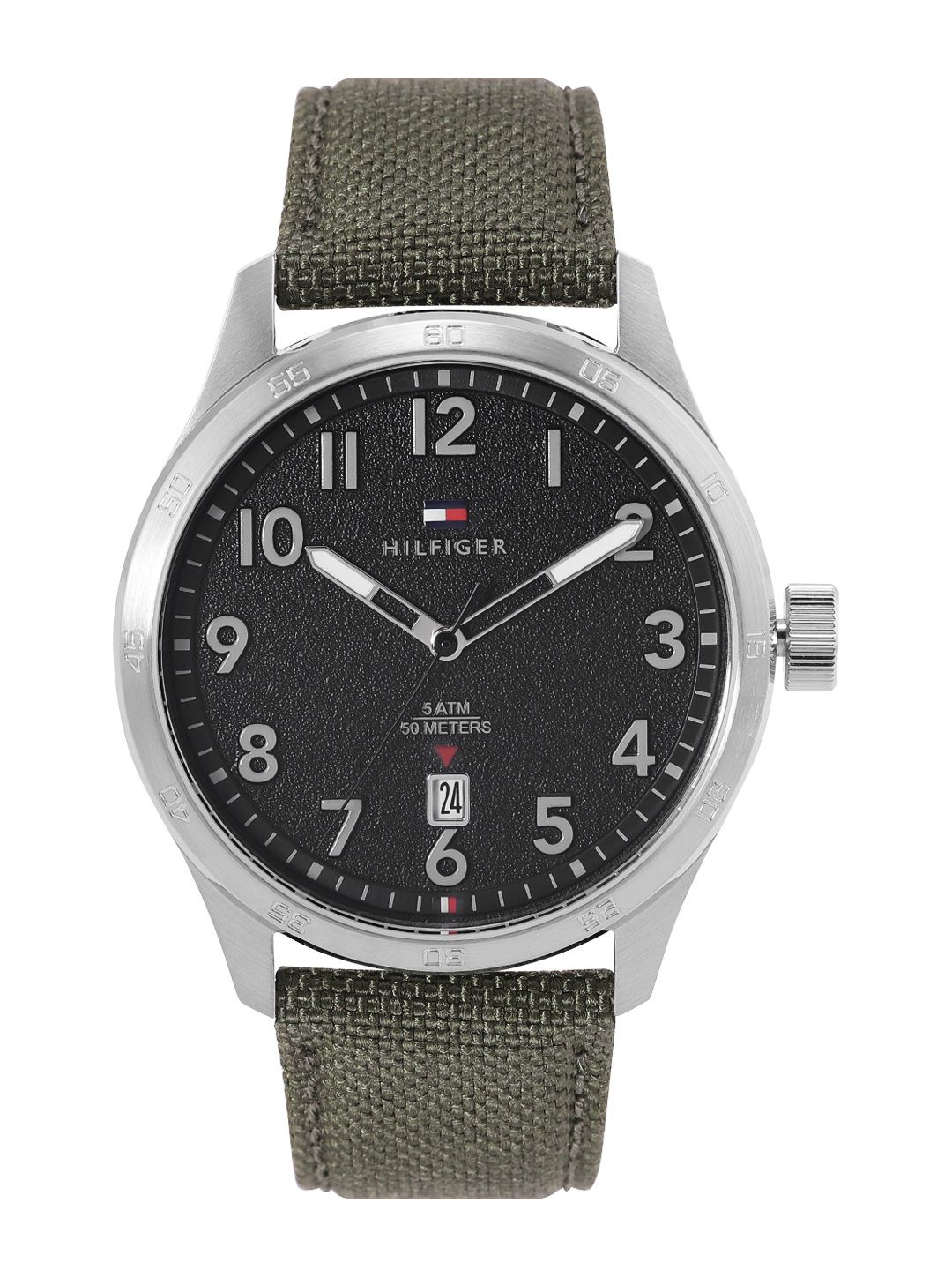 Tommy Hilfiger Tommy Hilfiger Men Forrest Leather Strap Analogue Watch TH1710593