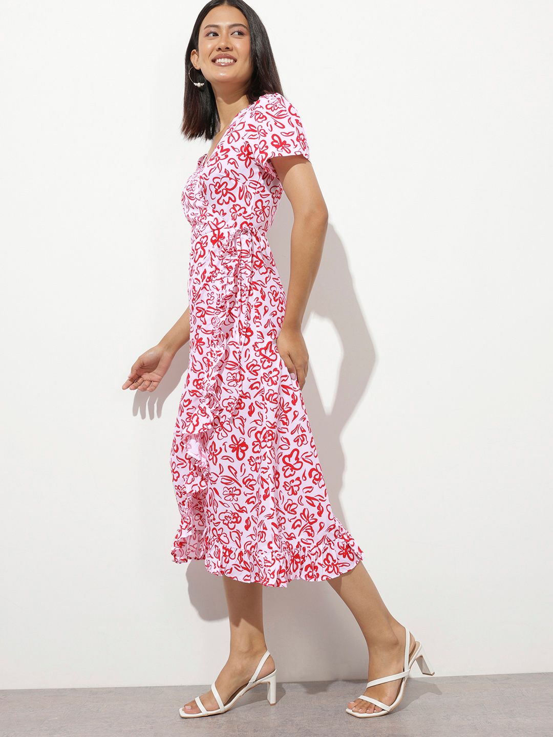 sachin and babi light blue dress Buy DressBerry Women Floral Print Fit & Flare Midi Dress - Dresses for Women  31009360 main image 1