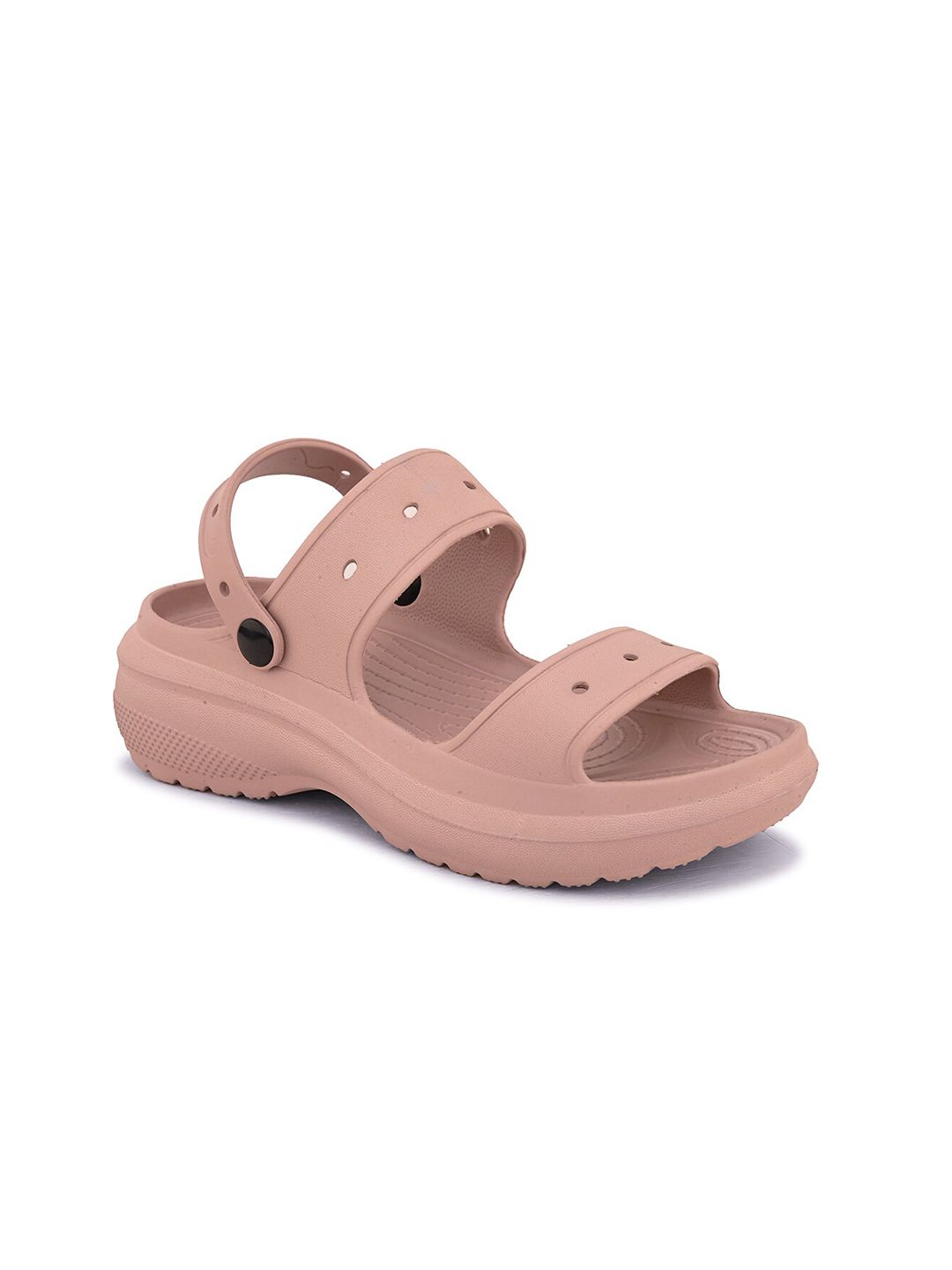 Buy Mast & Harbour Women Peach-Coloured Open Toe Clogs - Flip