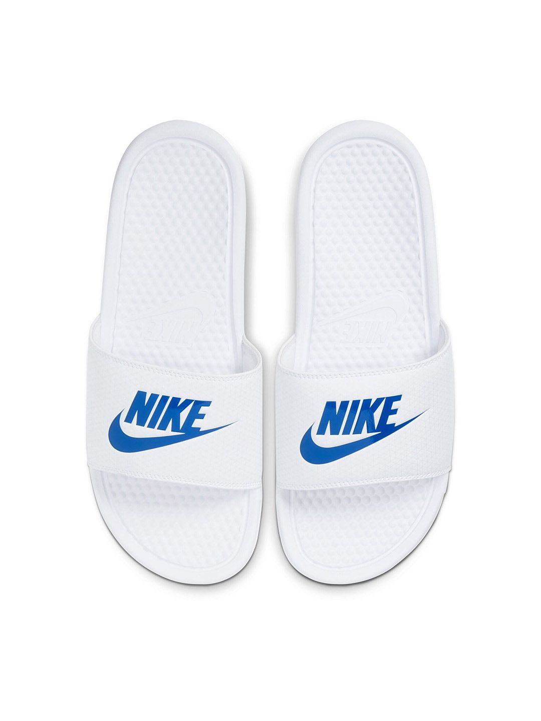white nike flip flop