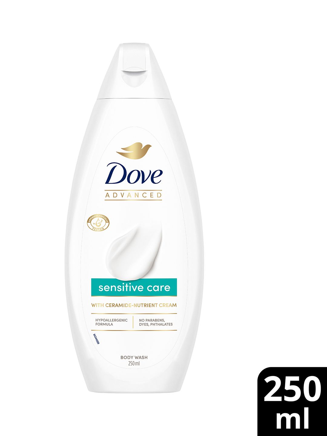 Dove Advanced Sensitive Care Body Wash with Ceramide-Nutrient Cream - 250 ml