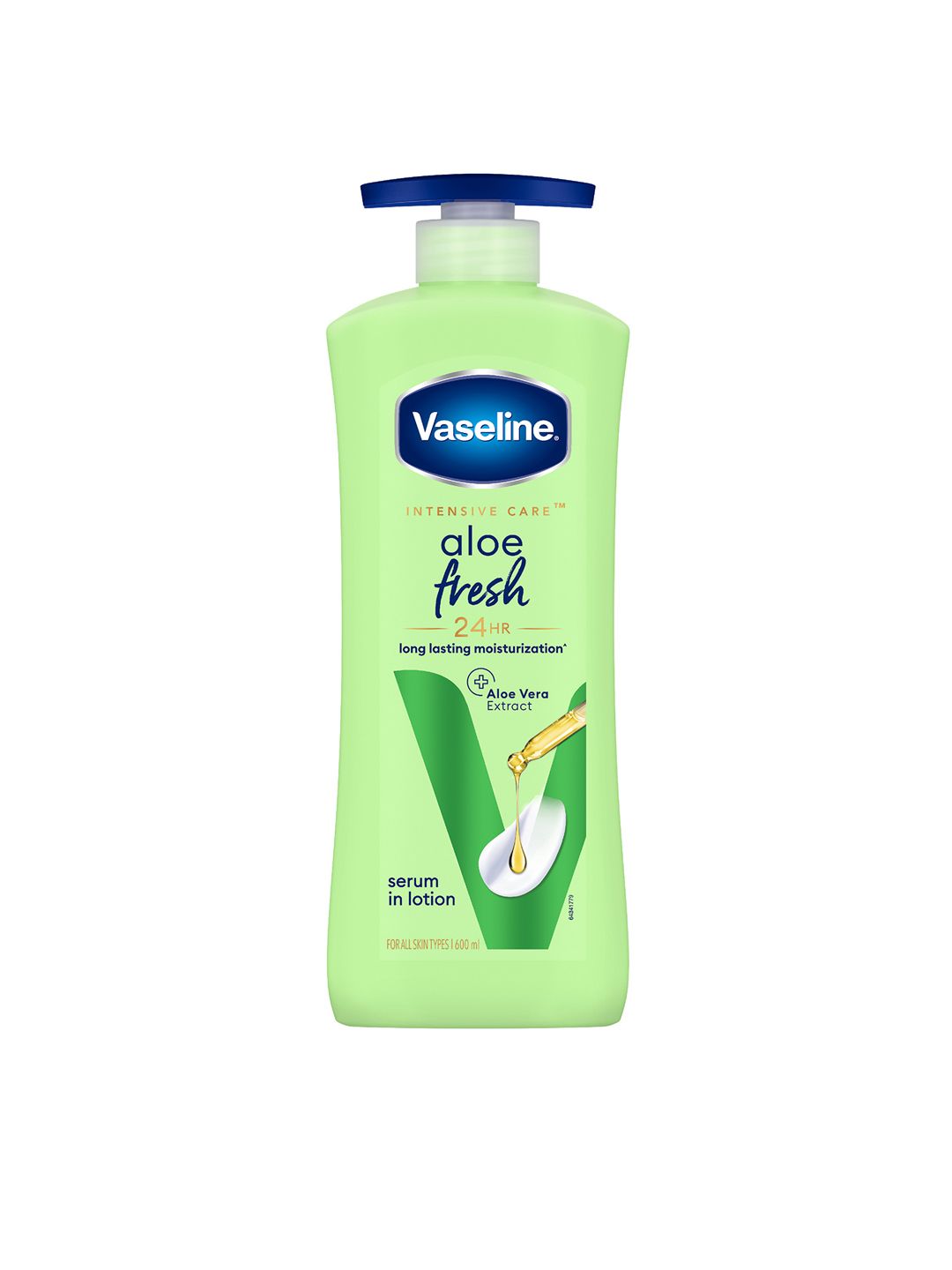 Vaseline Aloe Fresh 24 Hrs Long Lasting Body Lotion - 600 ml