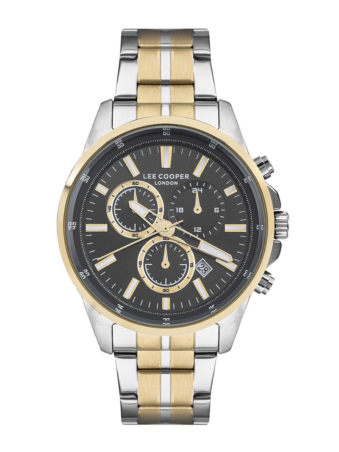 Buy Lee Cooper Men Brass Printed Dial Analogue Chronograph Watch