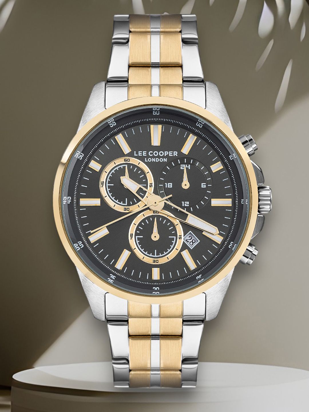 Buy Lee Cooper Men Brass Printed Dial Analogue Chronograph Watch