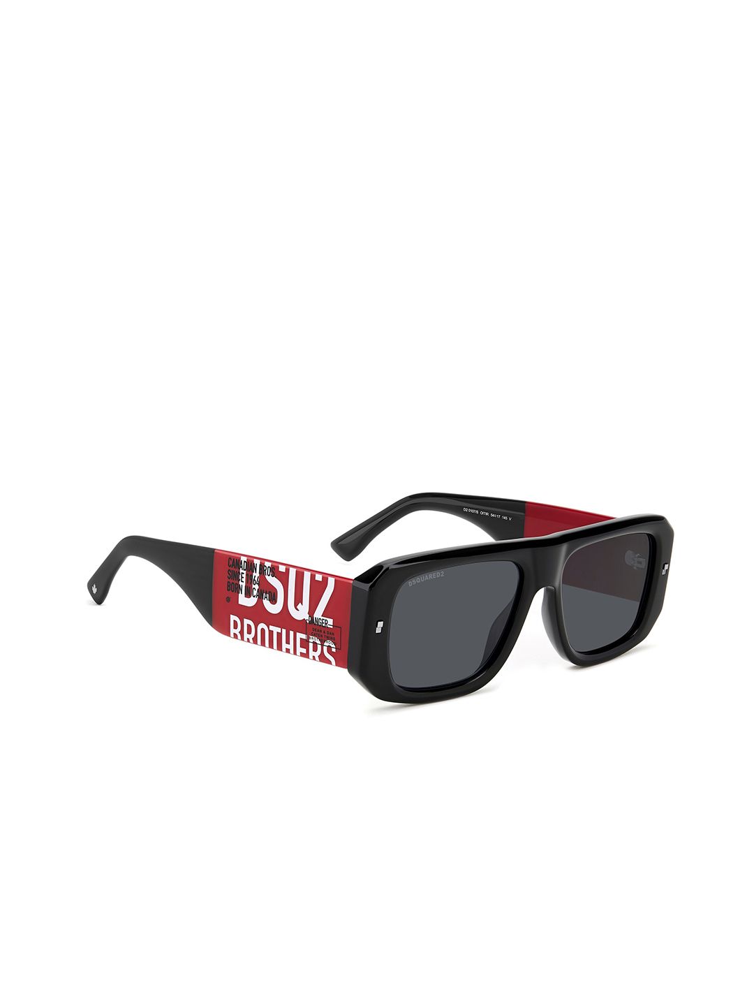 Dsquared2 Men Rectangle Sunglasses with UV Protected Lens 206530OIT54IR