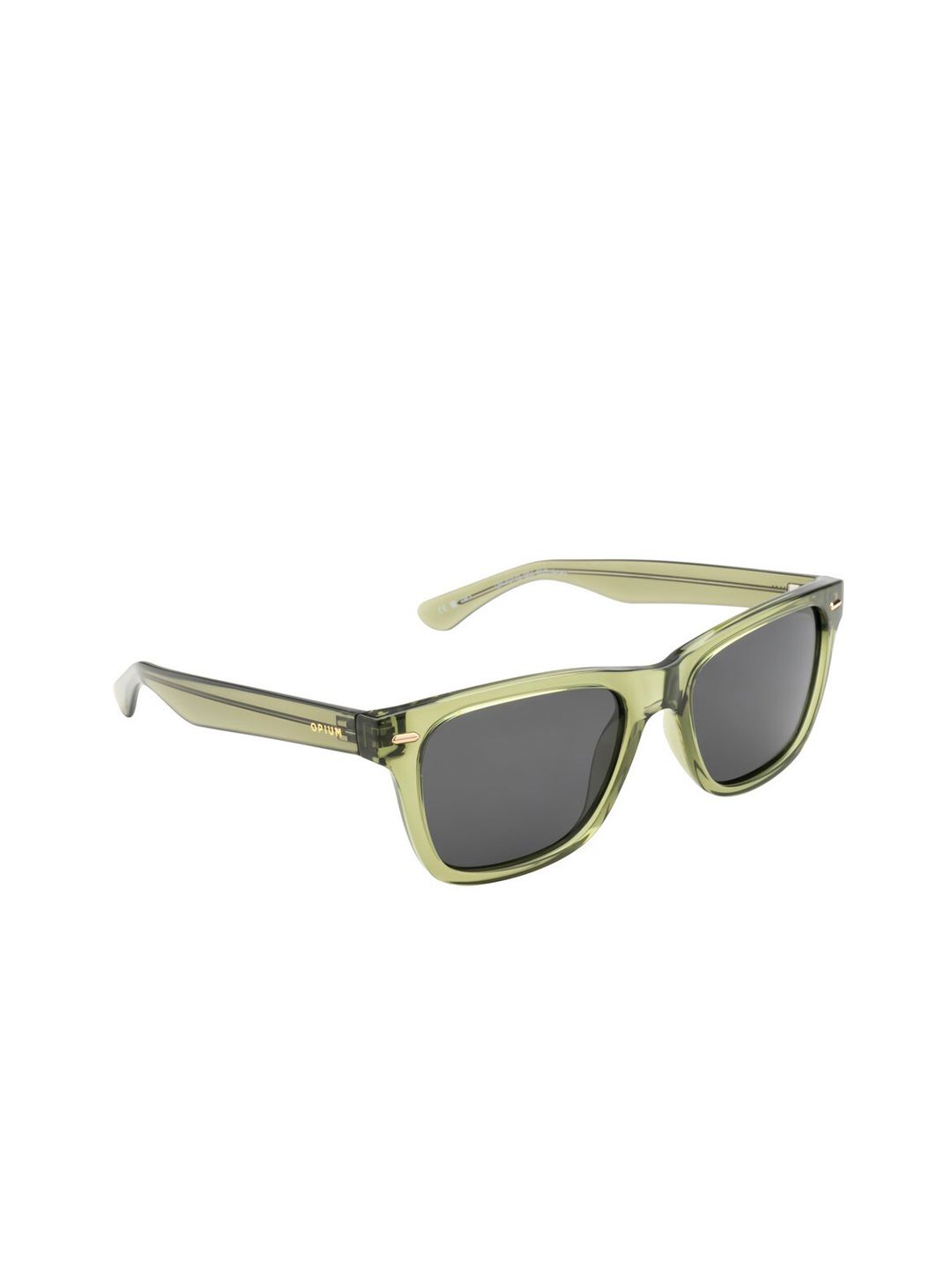 OPIUM Unisex Wayfarer Sunglasses with Polarised and UV Protected Lens-OP-10143-C04-53