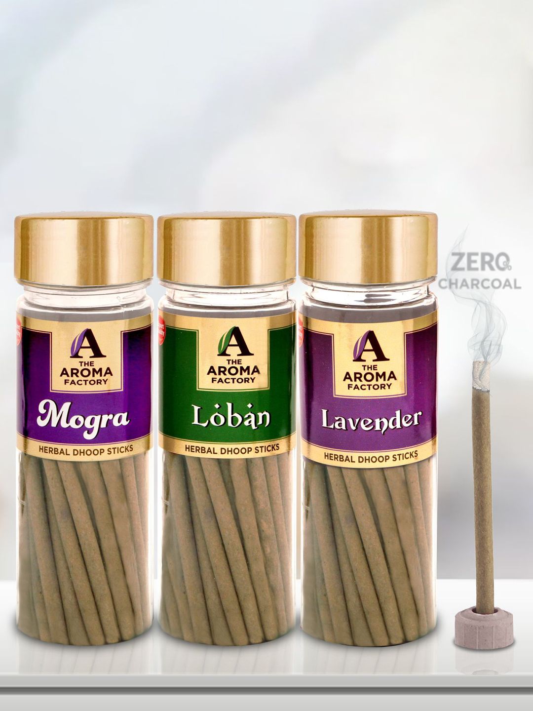 The Aroma Factory Wood 3 Piece Scented Ganesh Chaturthi Incense Sticks