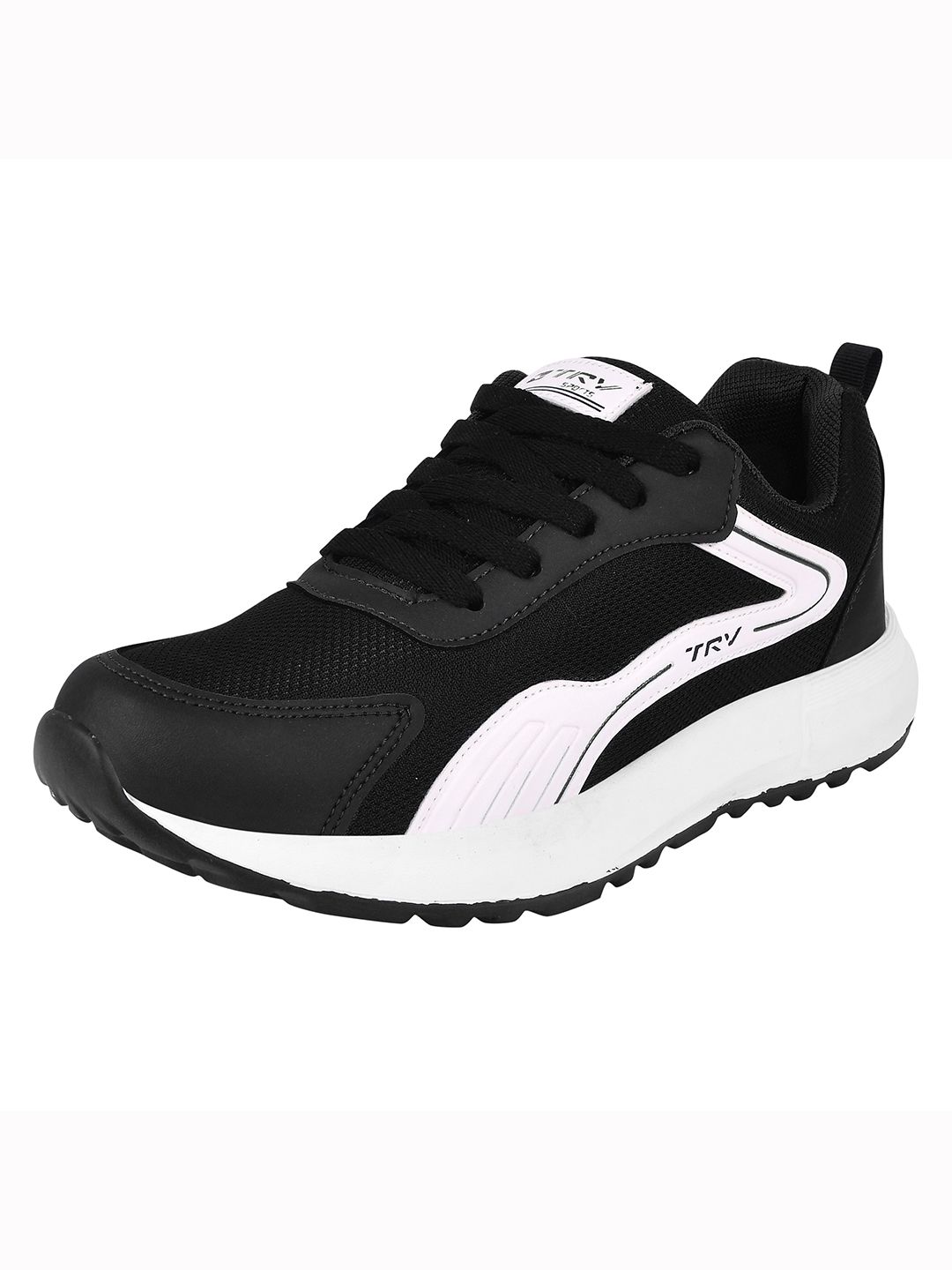 TRV Men Textured Lace-Up Walking Shoes