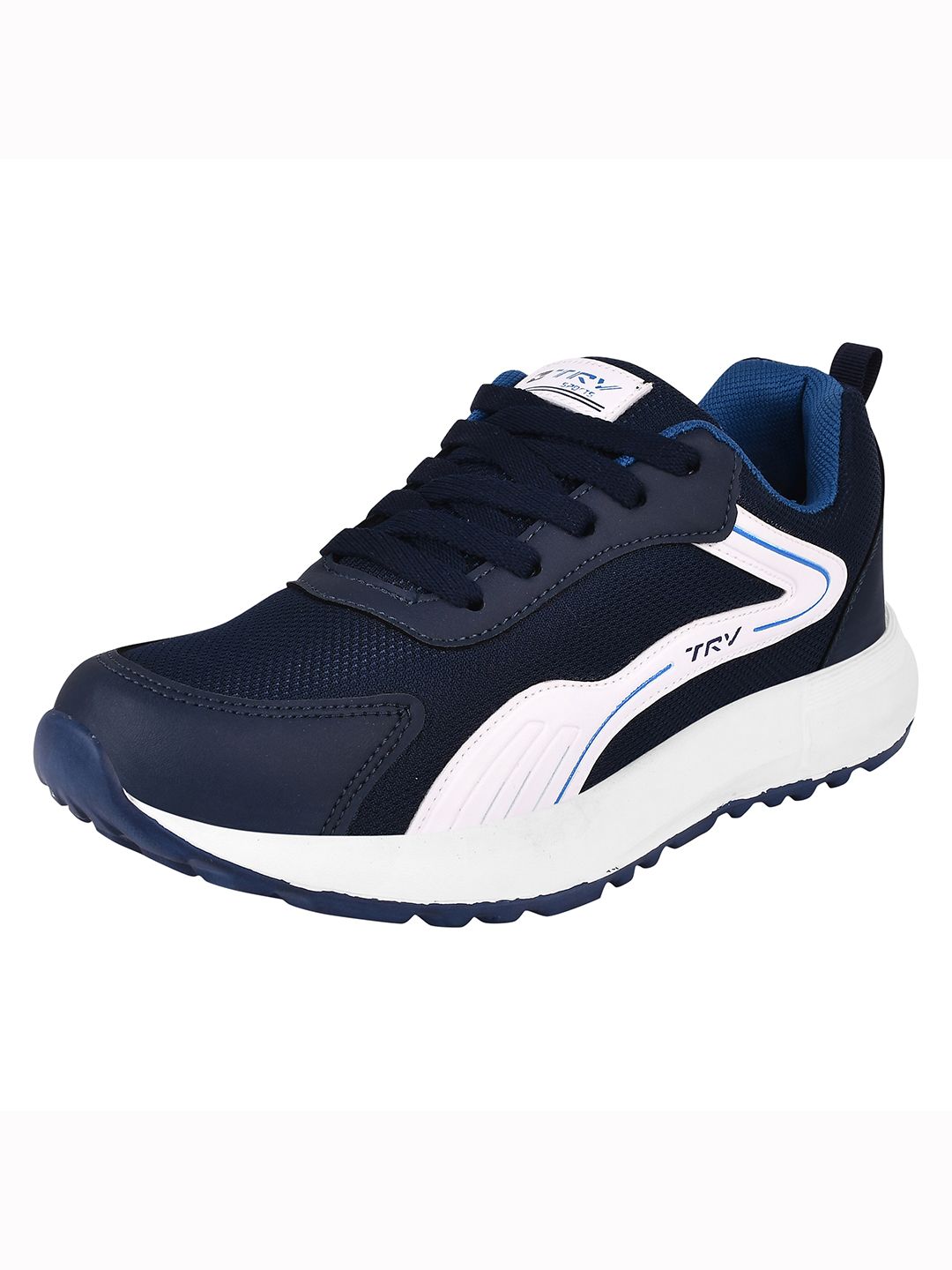 TRV Men Textured Lace-Up Walking Shoes