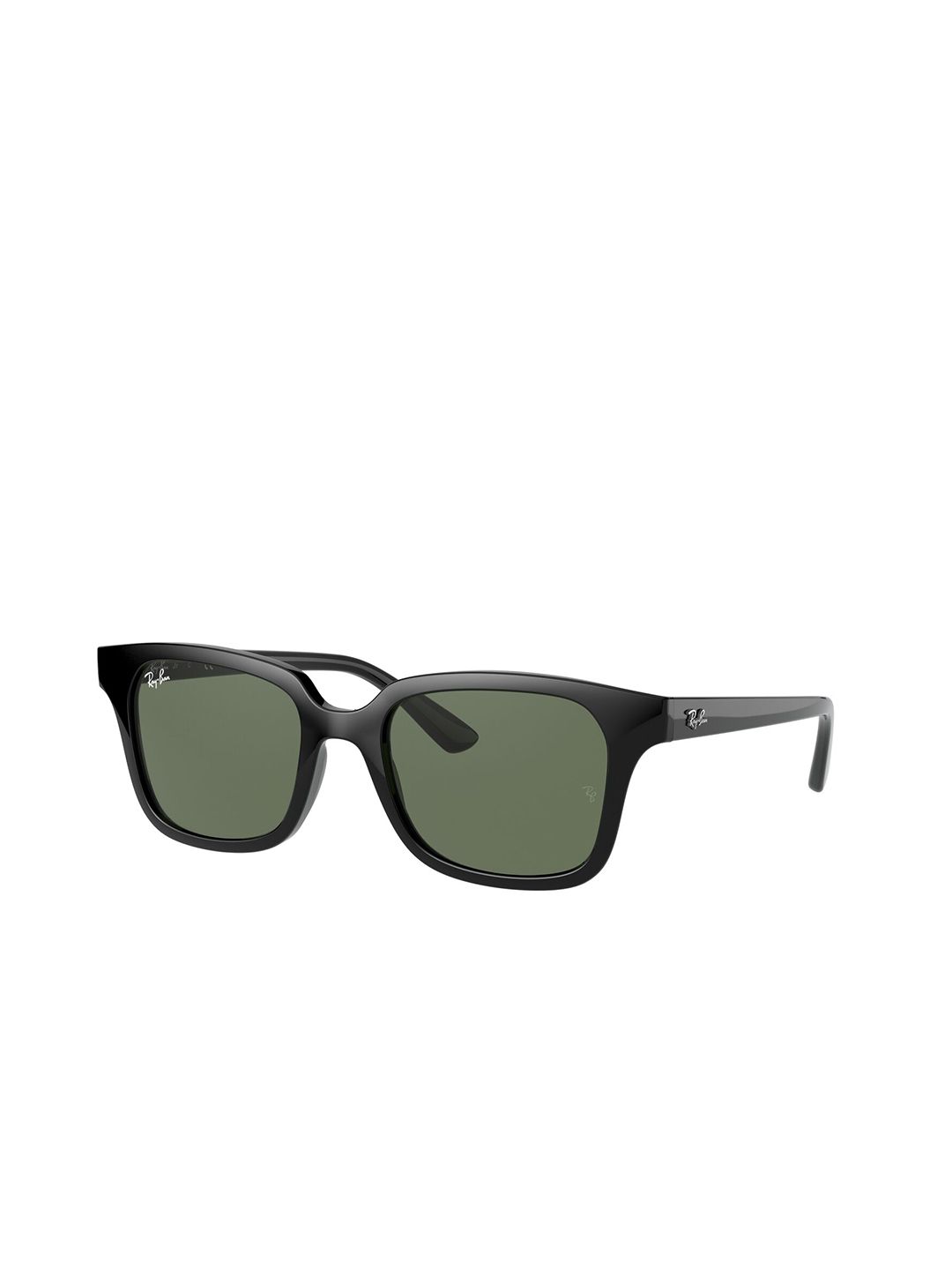 Ray-Ban Kids Unisex UV Protected Green Lens Square Sunglasses - 0RJ9071S100/7148