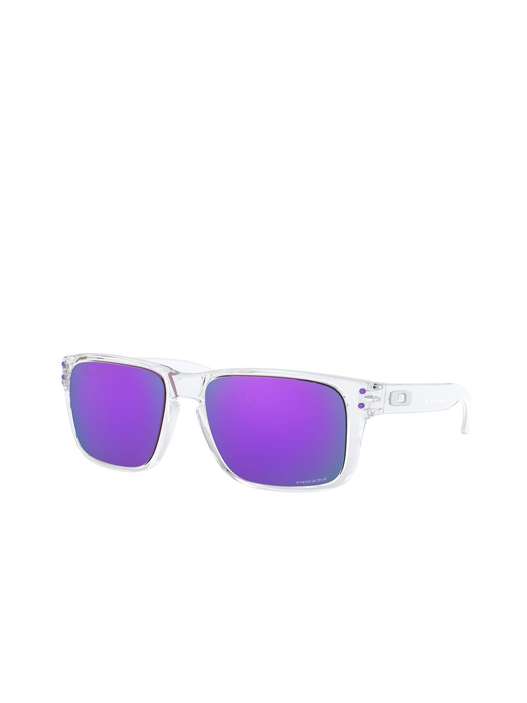 OAKLEY JUNIOR Boys UV Protected Violet Lens Square Sunglasses - 0OJ900790071053