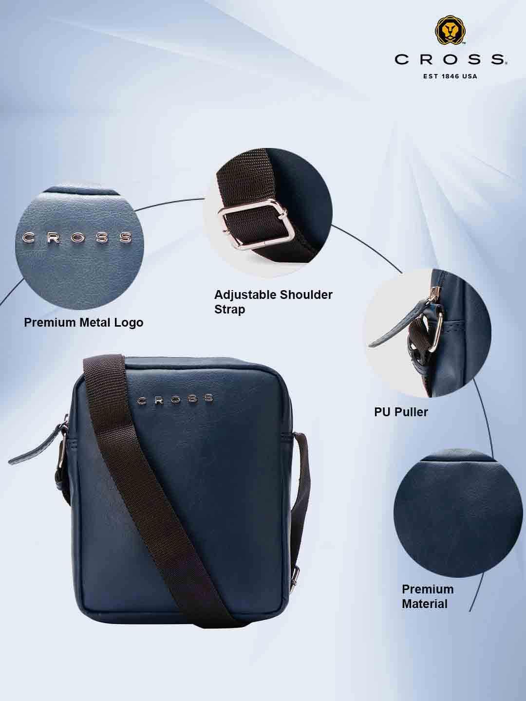 Buy Cross Men Textured Messenger Bag - Messenger Bag for Men