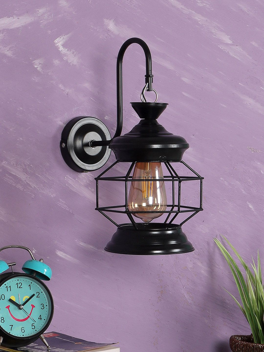 decorativeray Black Metal Wall Lamps