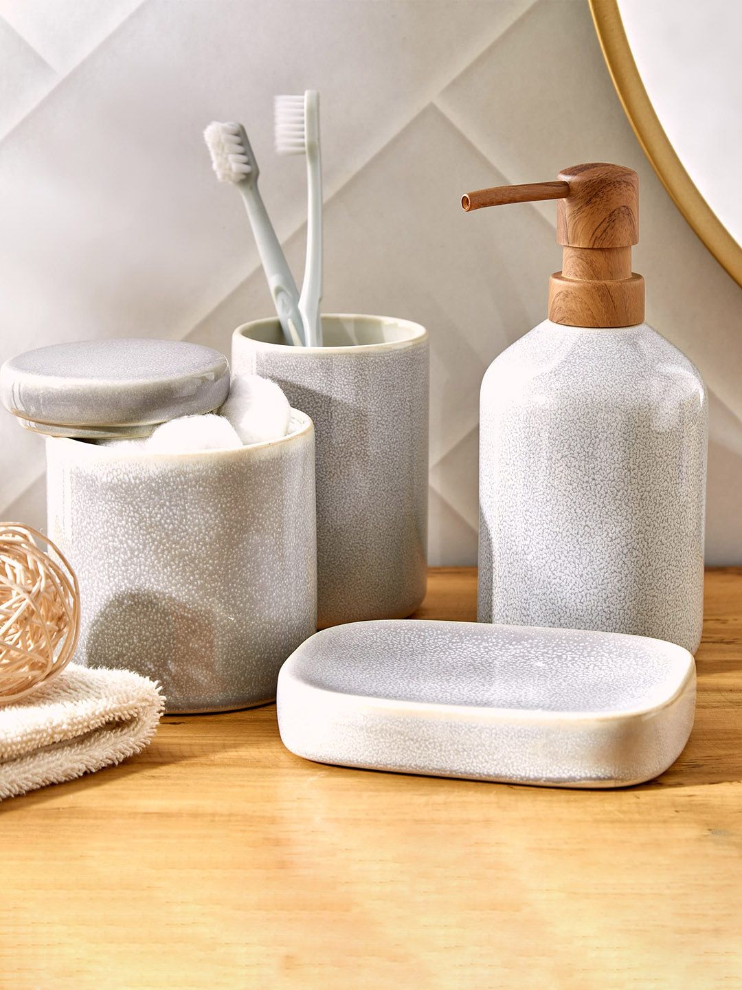Home Centre Grey Bathroom Accessories