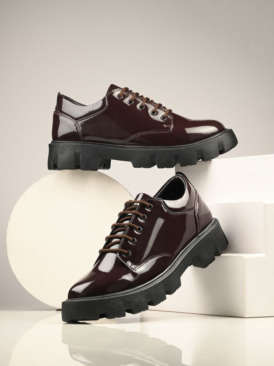 Buy OZJI Men Perforations Fashion Derbys Shoes - Casual Shoes for