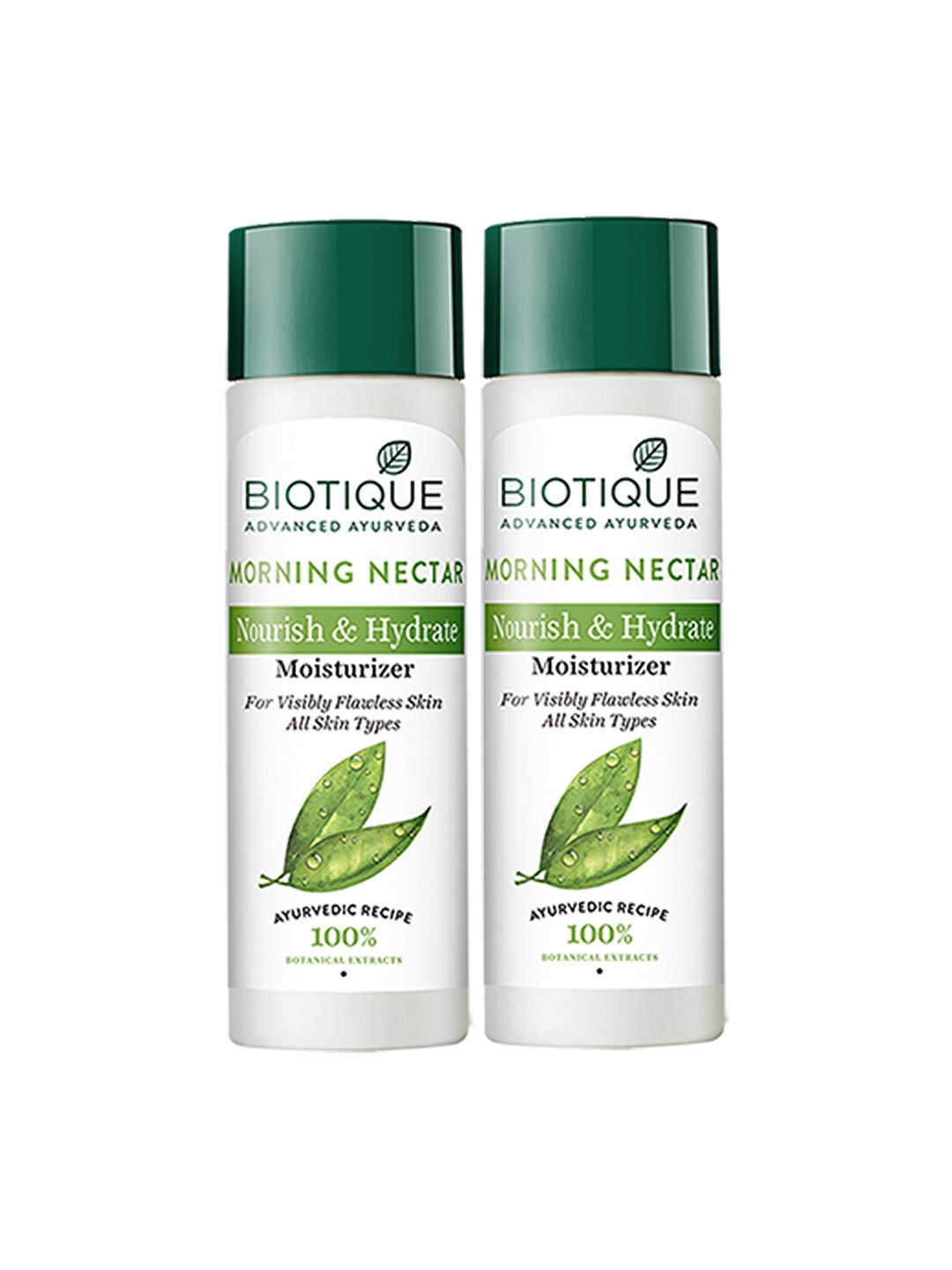 Biotique Set of 2 Morning Nectar Nourish & Hydrate Moisturizer - 190 ml Each