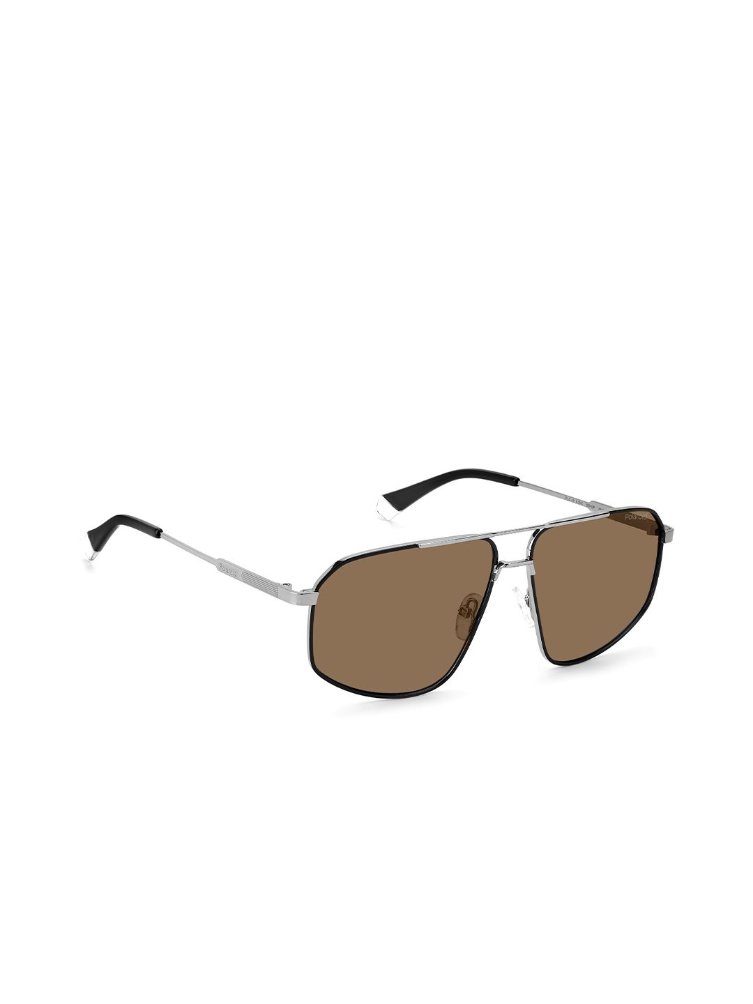Polaroid Men Round Sunglasses with UV Protected Lens 20480085K59SP