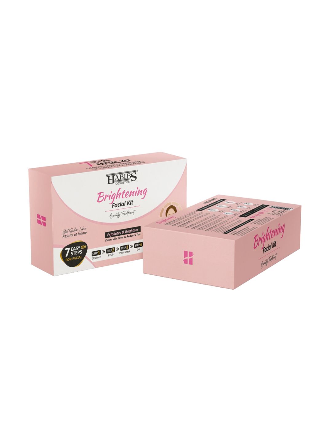 HABIBS 7-In-1 Brightening Facial Kit Exfoliates & Brightens