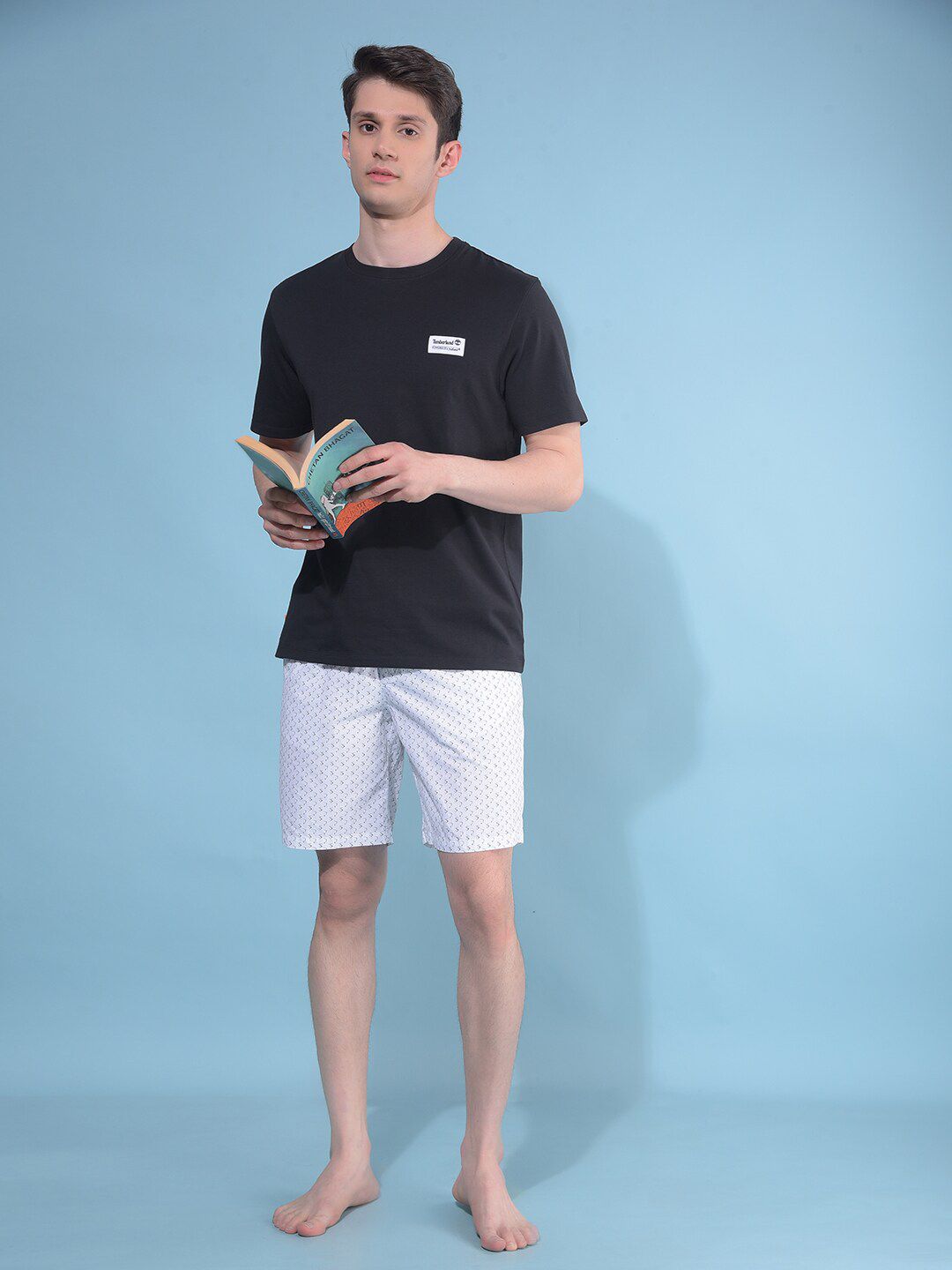 Crimsoune Club Men Printed Lounge Shorts