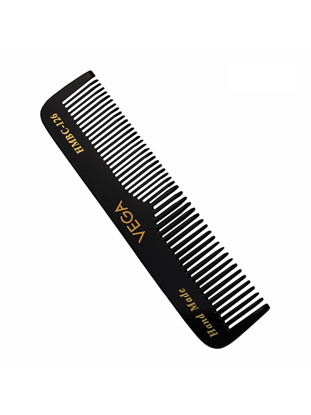 VEGA HMBC-126 Handmade Pocket Hair Comb - Black