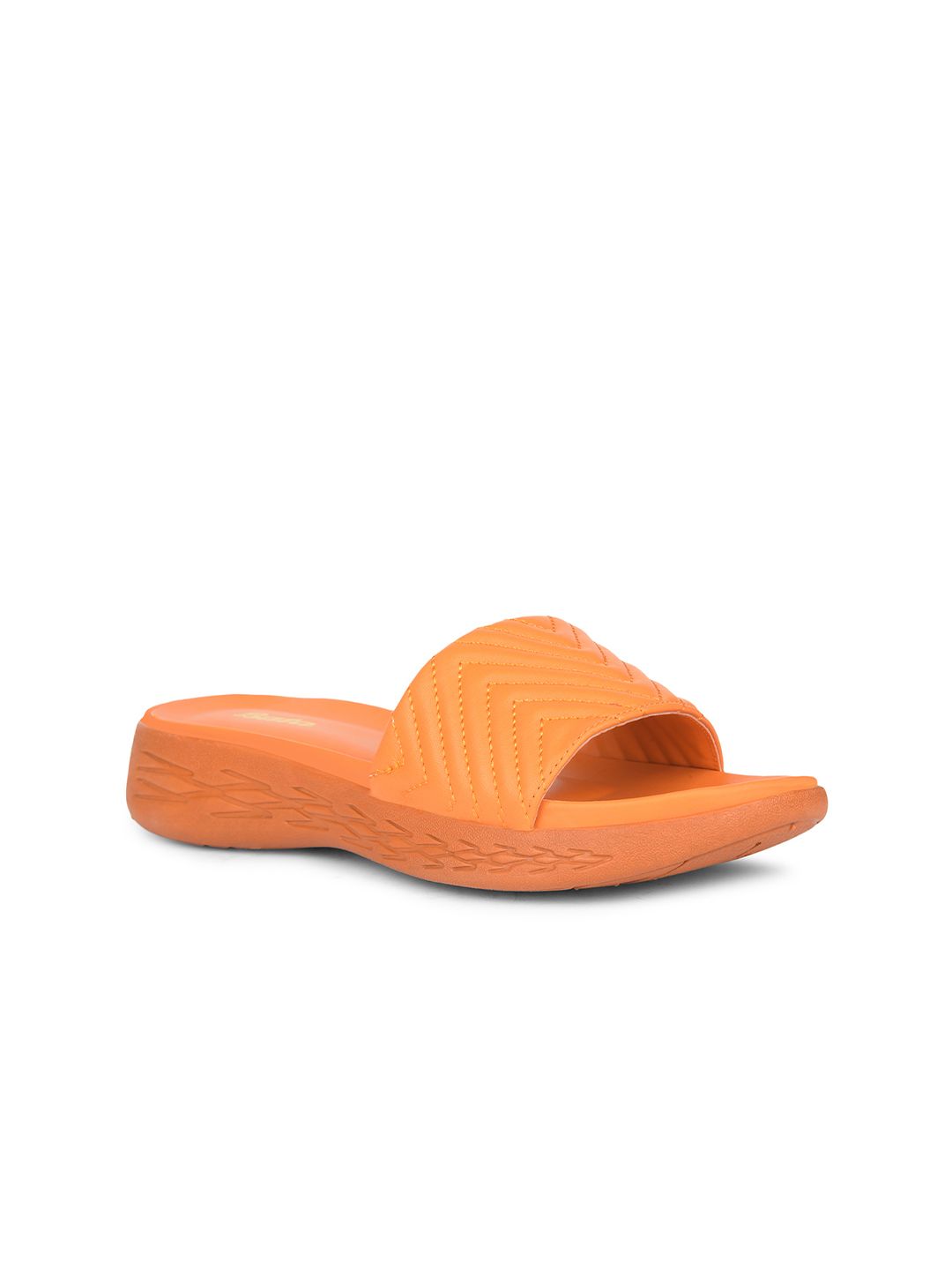 Bata Textured Open Toe Flats