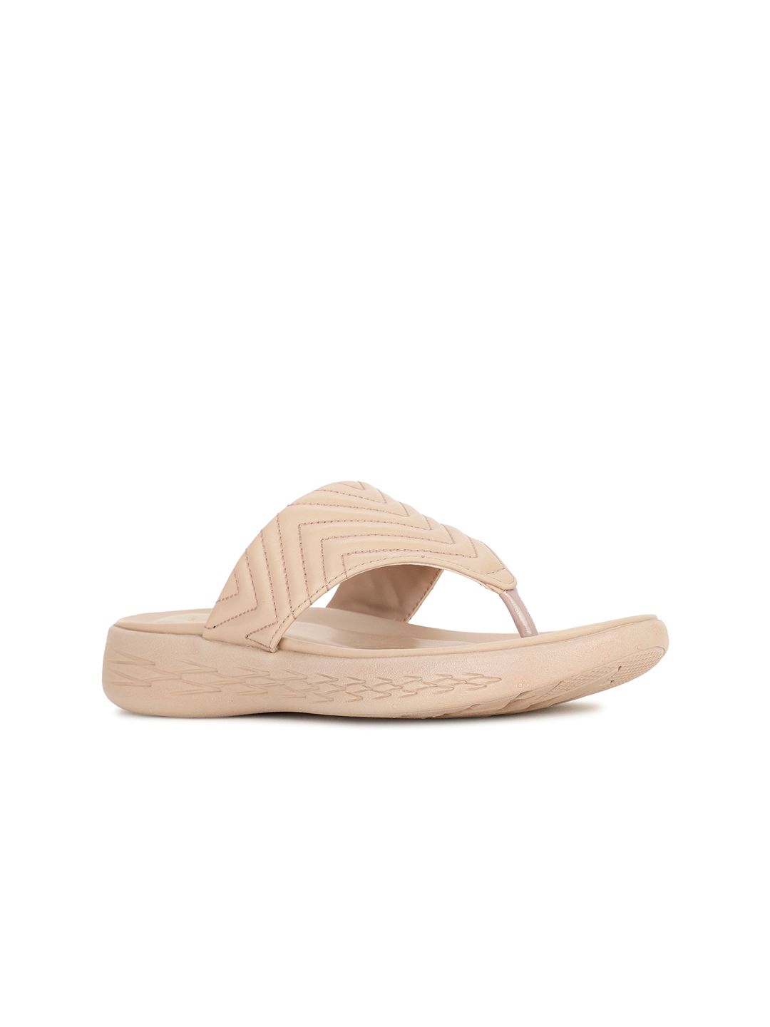Bata Textured Open Toe Flats