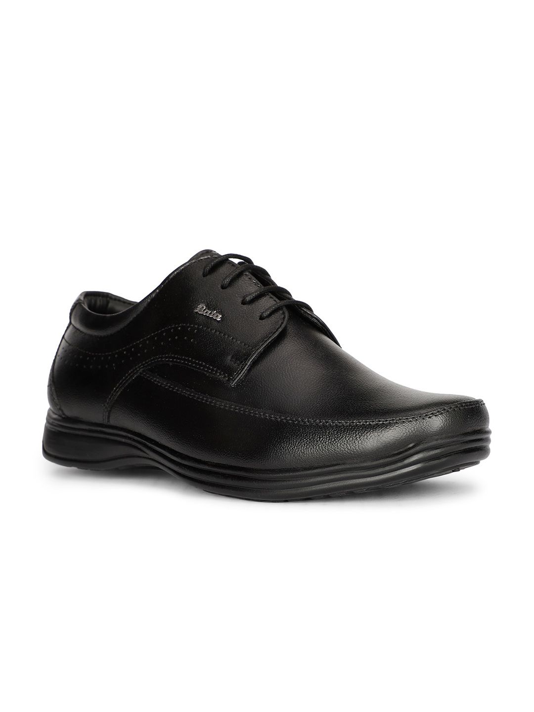 Bata Men Round Toe Formal Derby Shoes