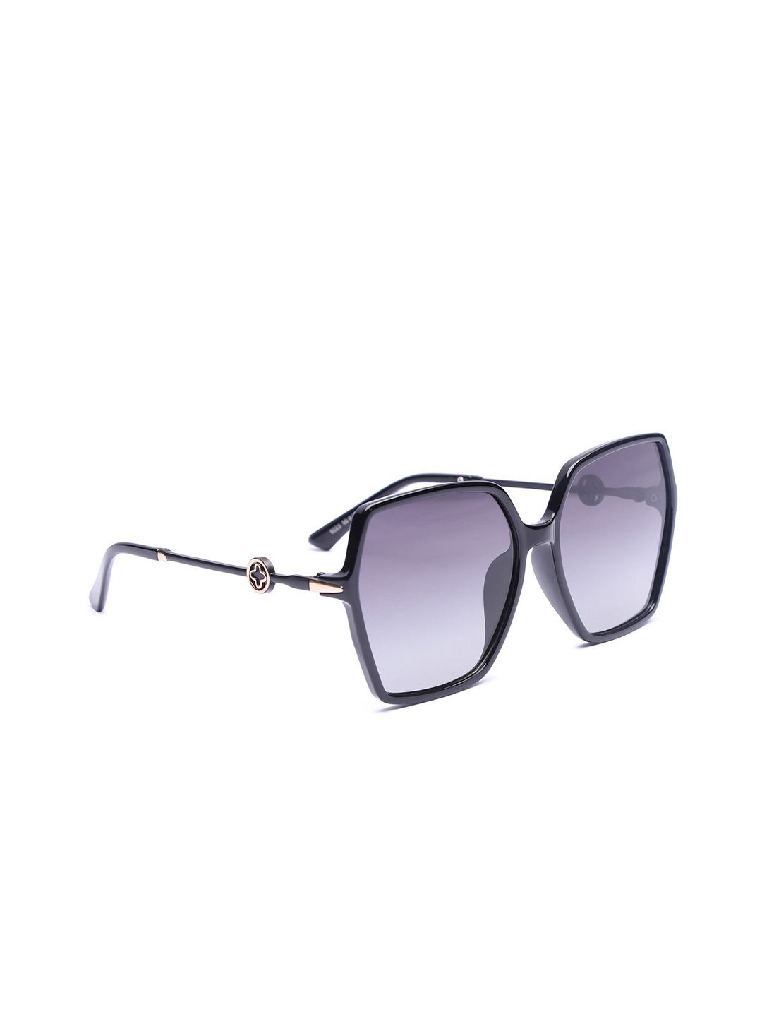 HASHTAG EYEWEAR Unisex Square Sunglasses with Polarised and UV Protected Lens TT-8223