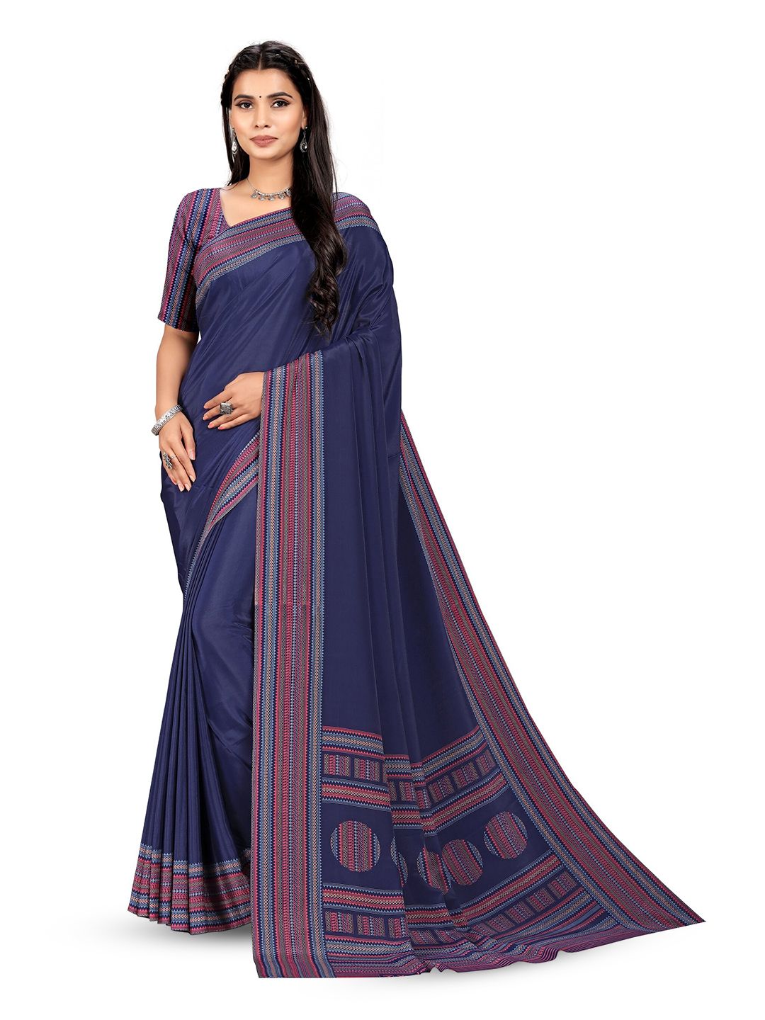 VIMLA VIMLA Pure Crepe Mysore Silk Saree