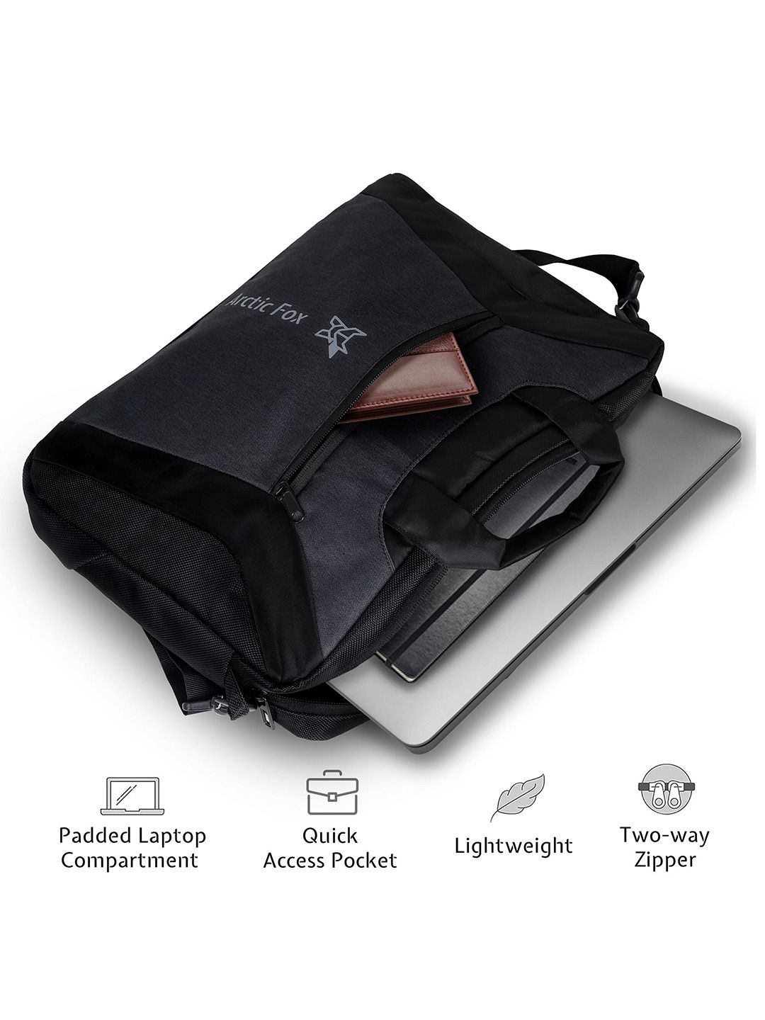 Buy Arctic Fox Unisex Laptop Messenger Bag - Messenger Bag for