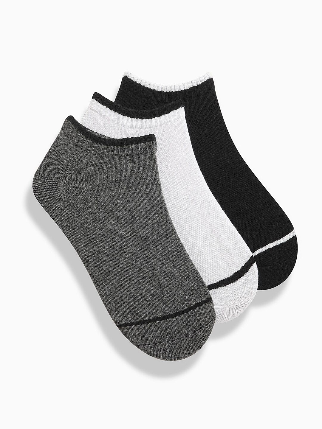 THE BEAR HOUSE Men Pack Of 3 Ankle Length Socks