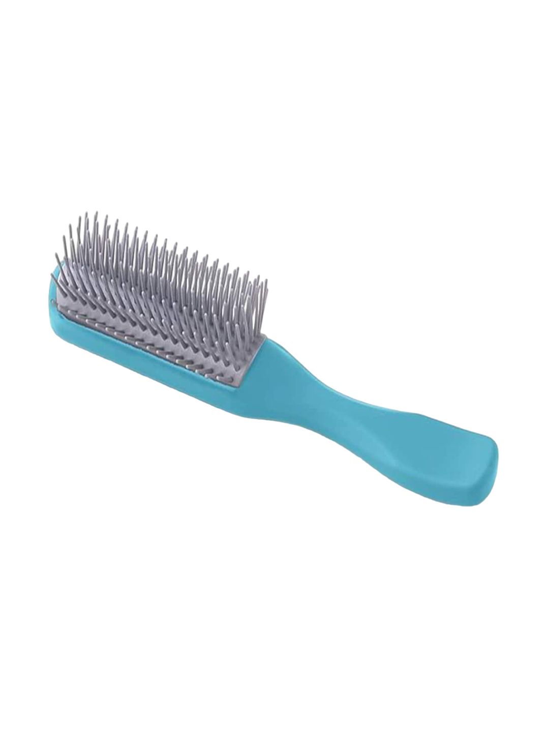Kuber Industries Hair Brush With Paddle For Curly Wavy Hair - Blue