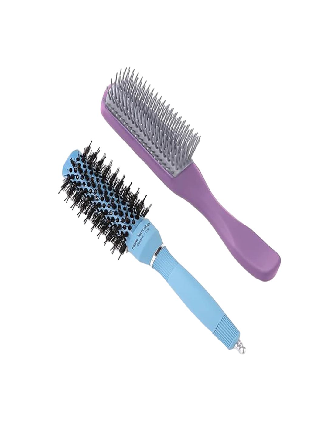 Kuber Industries Set of 2 Hair  Bristles Brush With Paddle