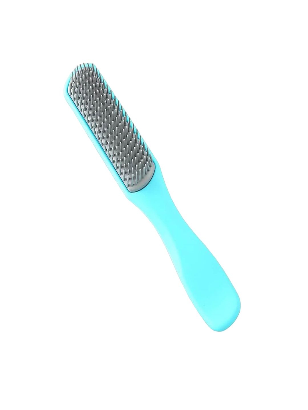 Kuber Industries Flexible Bristles Paddle Hair Brush - Blue