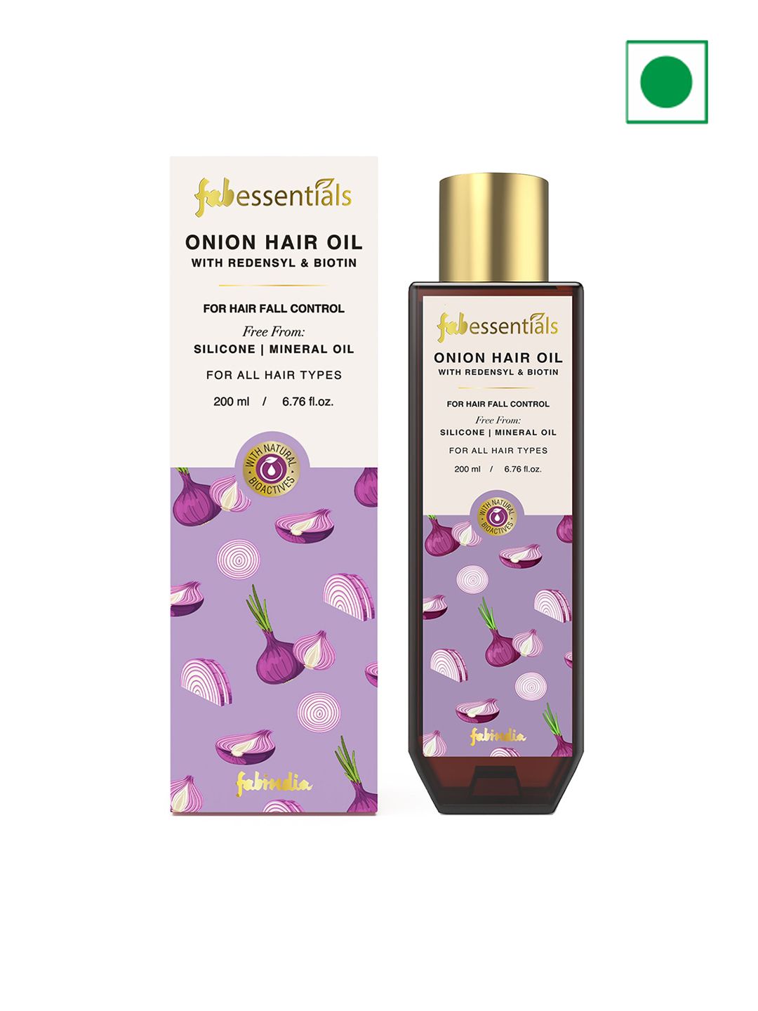 Fabindia Onion Hair Oil With Redensyl & Biotin - 200ml