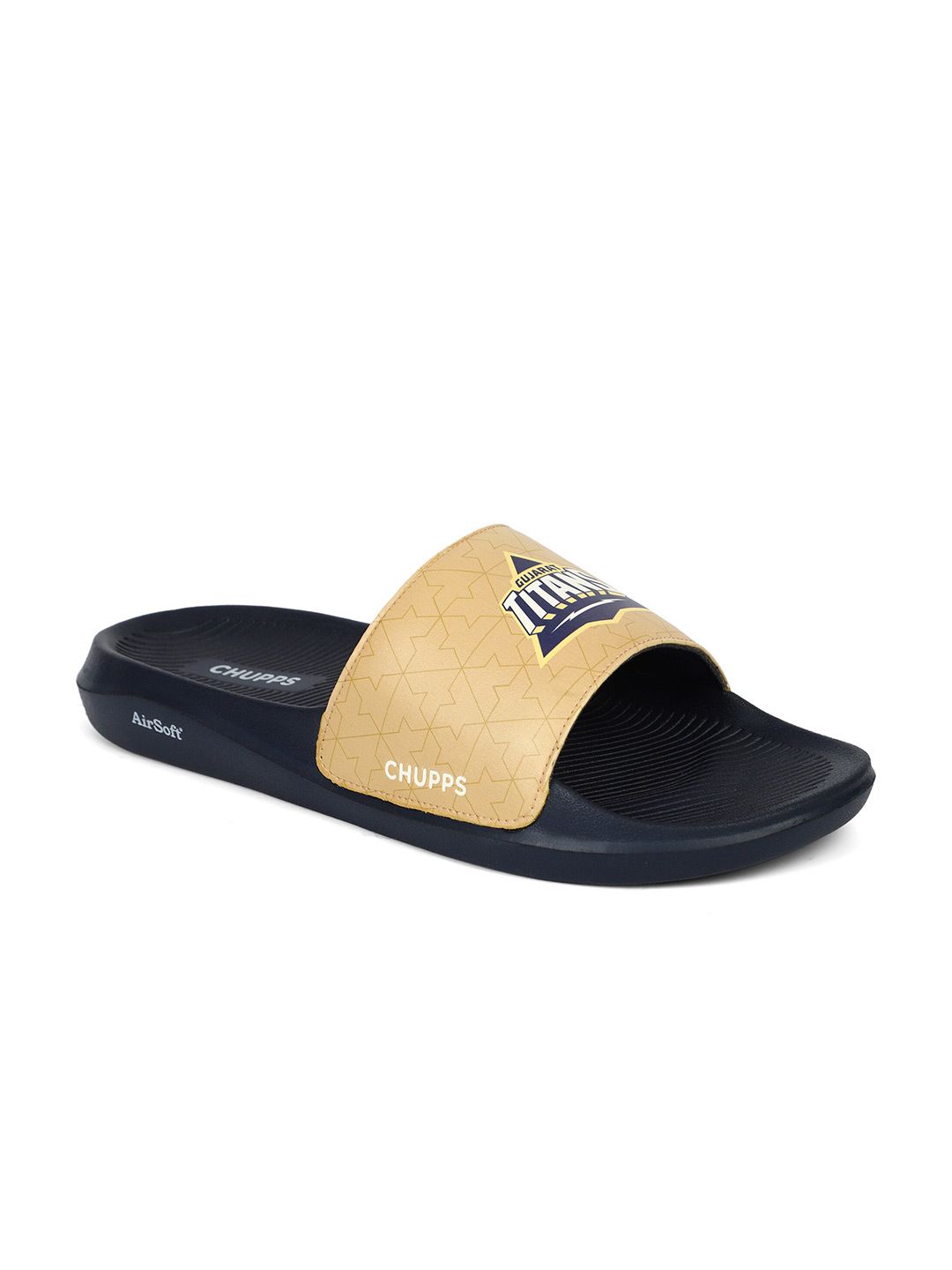 Buy CHUPPS Men Official Gujarat Titans Quilted GT Sliders - Flip