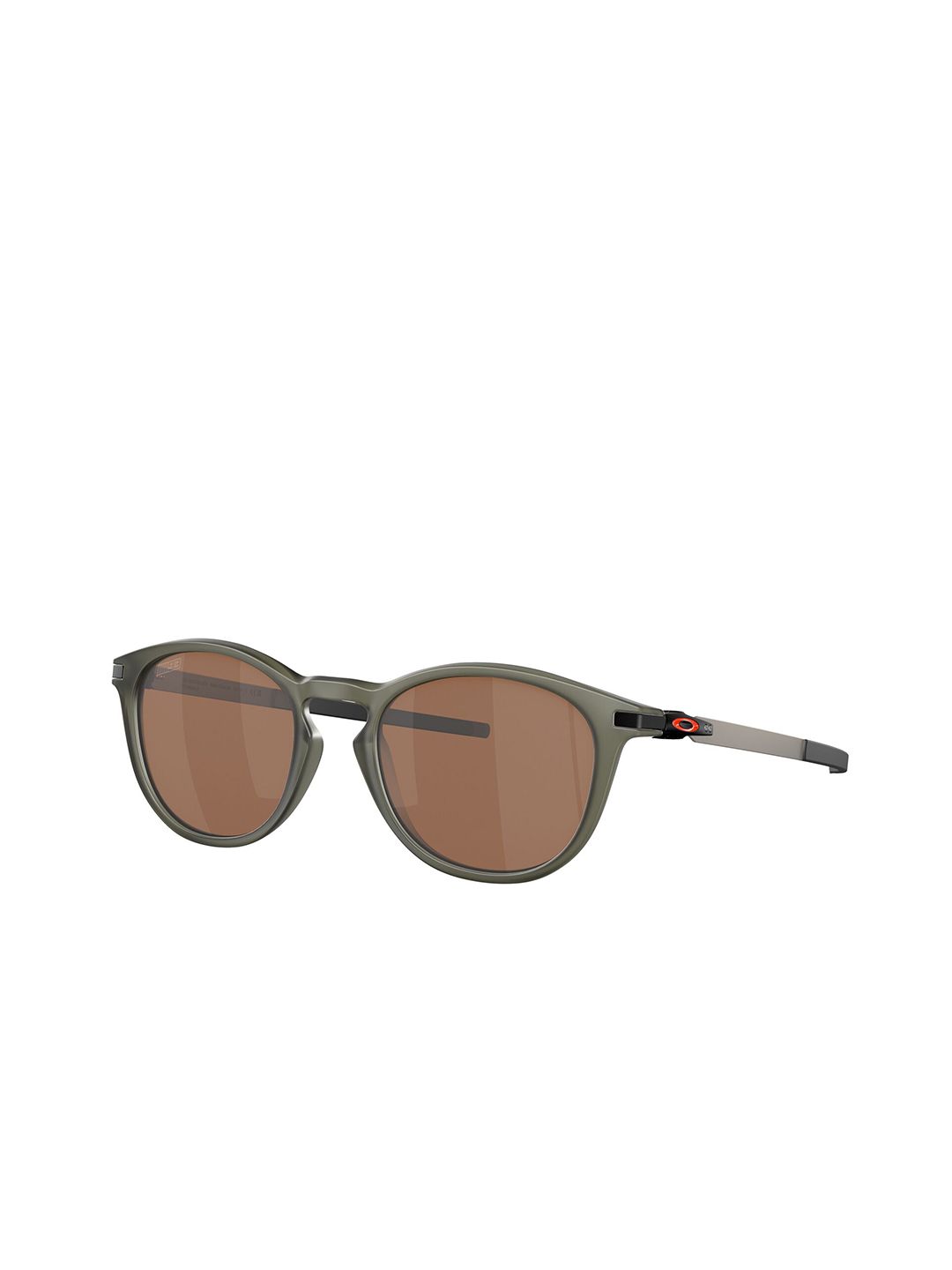 OAKLEY Men UV Protected Brown Lens Round Sunglasses - 0OO943994391850